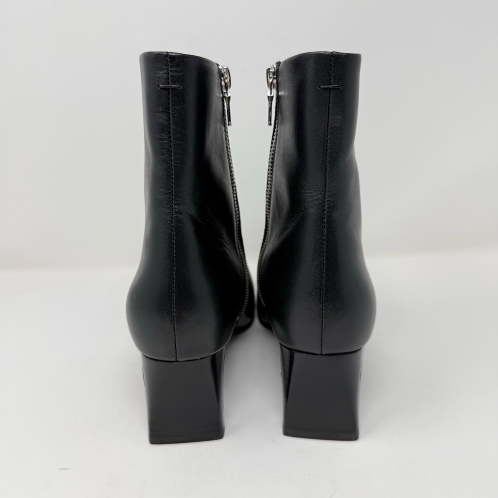 Rag & Bone Avery Zip Boots Black Leather Sz 39 - Picture 5 of 15